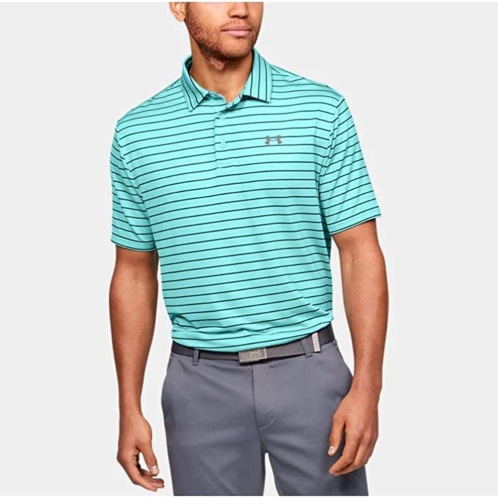 Blue Under Armour Polo size small